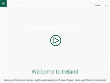 Tablet Screenshot of ireland.ie